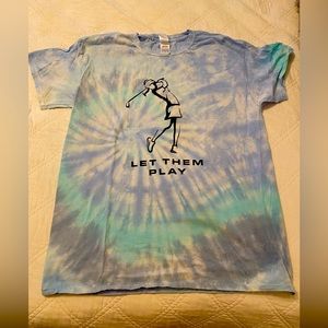 Barstool Let Them Play tee shirt. Never worn. Size large.